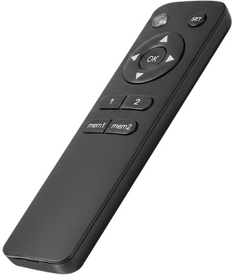 Nedis 2.4 Ghz Rf Replacement Remote Control Tv Stand Compatible 8 Models Black