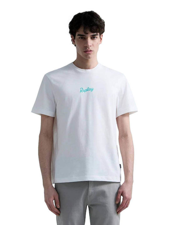 Replay T-shirt Λευκο