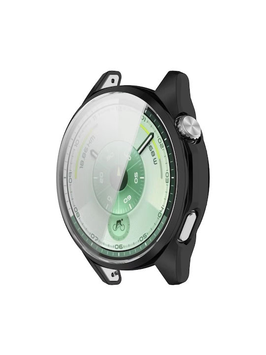 Калъф Силиконов в Черен цвят за Huawei Watch Gt 6 Калъф Силиконов в Черен цвят за Huawei Watch Gt 6