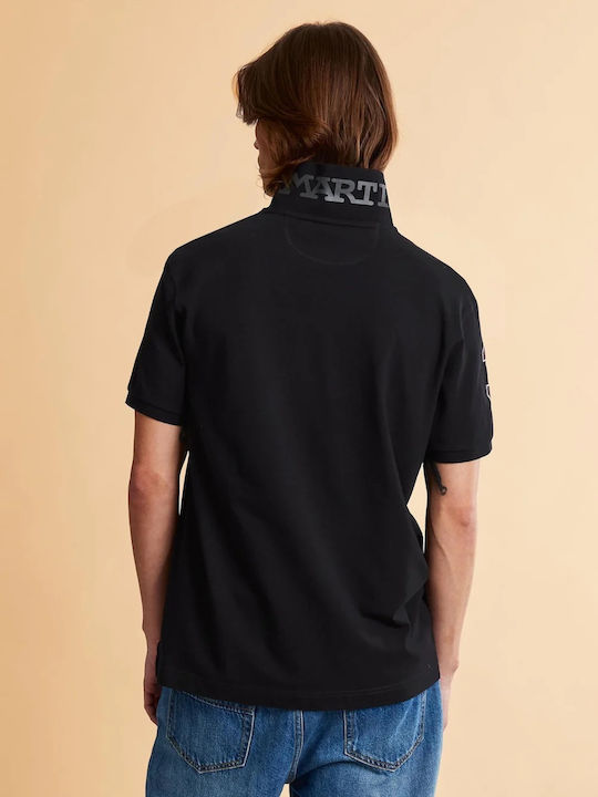 Polo Short Sleeve Blouse Black
