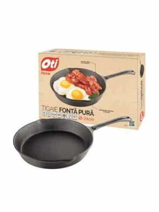 Tigaie din Fontă cu Acoperire Antiaderentă 24cm