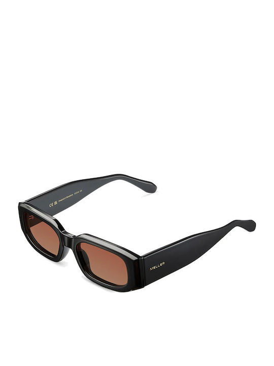Meller Kira Men's Sunglasses with Black Horn-Rimmed Frame