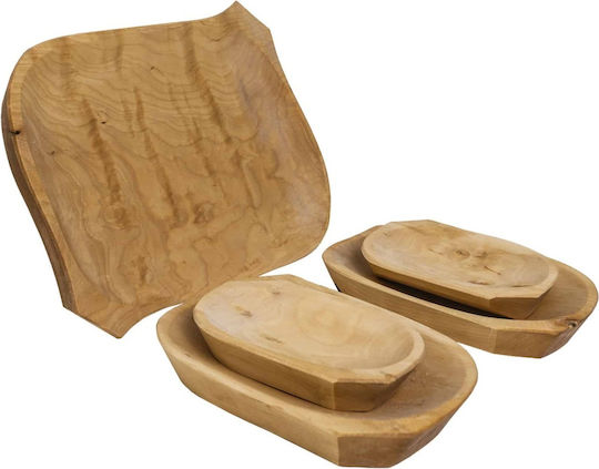 Plăci De Servire Brânză Din Lemn 37x23x2.5cm 5 Bucăți