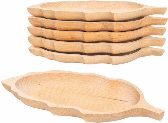 Plăci De Servire Lemn 34x18cm 6 Bucăți