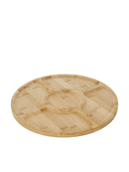 Zola Servierplatten Käse Drehend Hölzernes 33cm