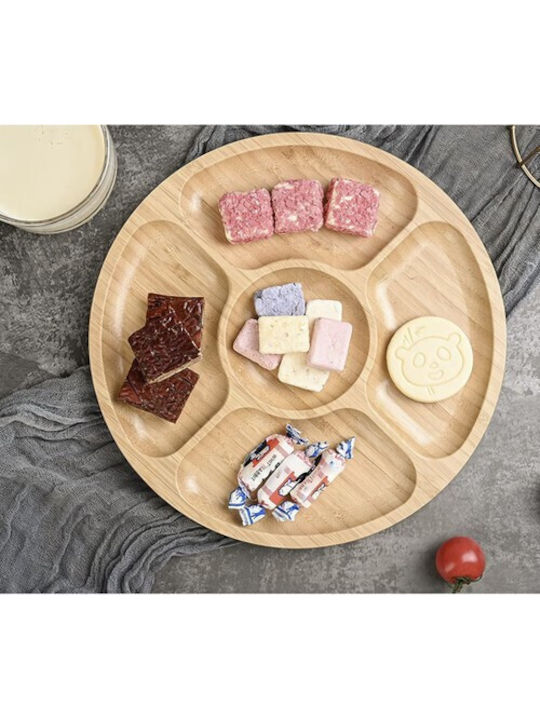 Zola Servierplatten Käse Drehend Hölzernes 33cm