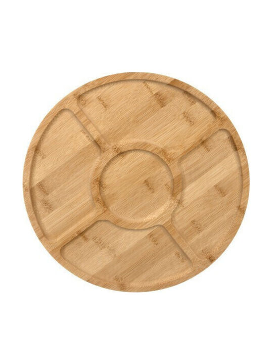 Zola Servierplatten Käse Drehend Hölzernes 33cm