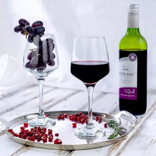 Set Pahare Pentru Vin Alb și Vin Roșu Din Sticlă Pahare Cu Picior 310ml 6 Bucăți