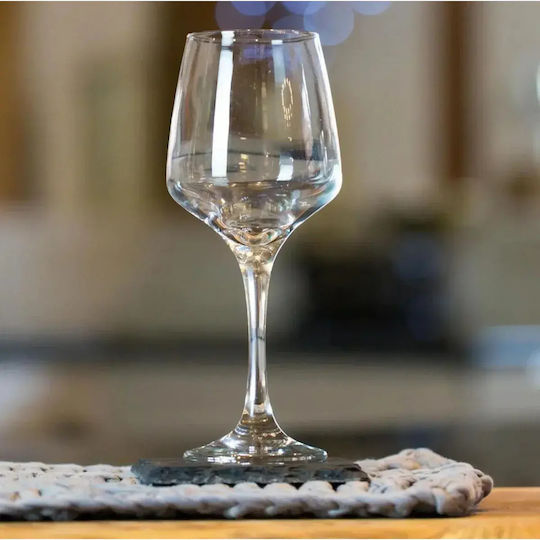 Set Pahare Pentru Vin Alb și Vin Roșu Din Sticlă Pahare Cu Picior 310ml 6 Bucăți