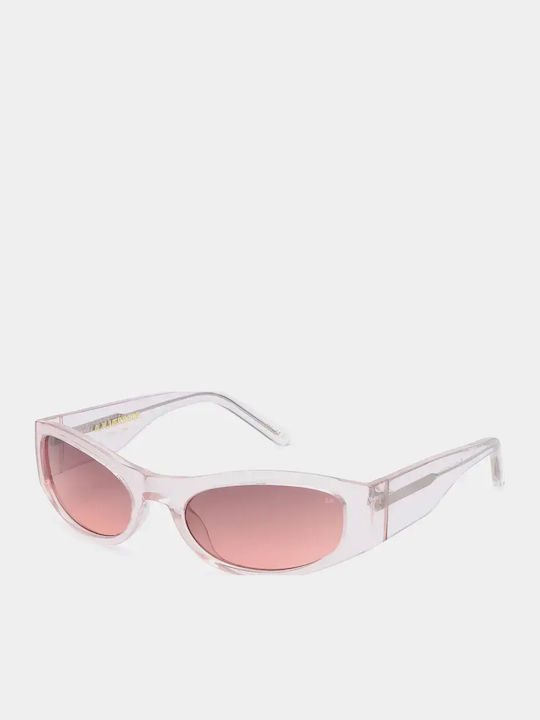 A.Kjaerbede Unisex Sunglasses with Pink Frame and Pink Lenses KL2405-010