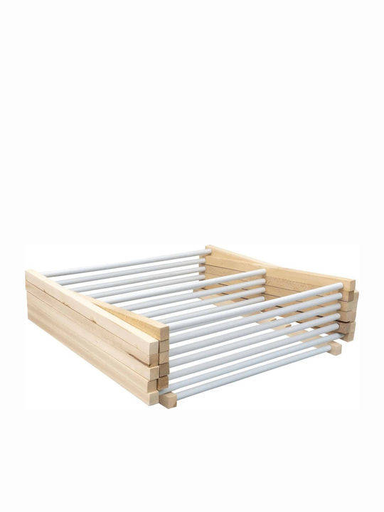 Uscător De Rufe Pliabil De Pardoseală Din Lemn 178x54cm