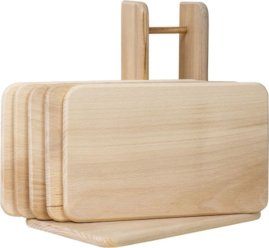Set Wooden Chopping Board 6 Pieces