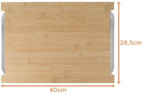 Tocătoare De Bucătărie Pentru Pâine Din Bambus Bej 40x28.5cm