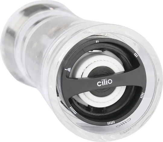 Cilio Râșniță Manuală de Sare din Plastic în Culoare Bej 14cm