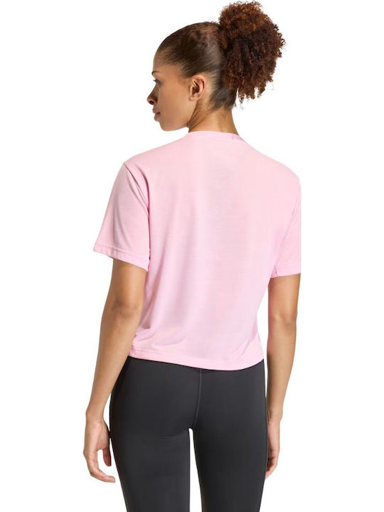 Adidas Γυναικείο T-shirt Ροζ