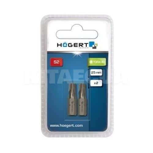 Set 2 Biți Pentru Șurubelniță Torx 40 Subțiri 25mm Hogert Ht1s367