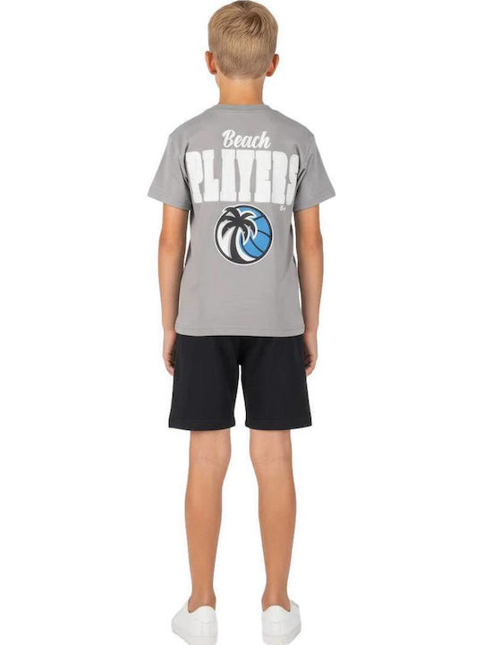Kids Set with Shorts Summer 2 Pieces Turquoise Beach