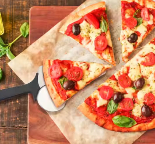 Pizza-Teigschneider aus Kunststoff