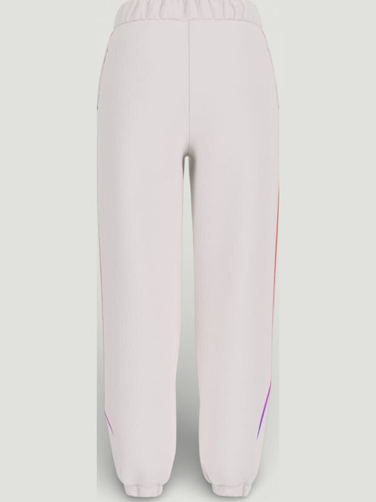 High Waist Women's Sweatpants White V6RB01KCAY2 G018