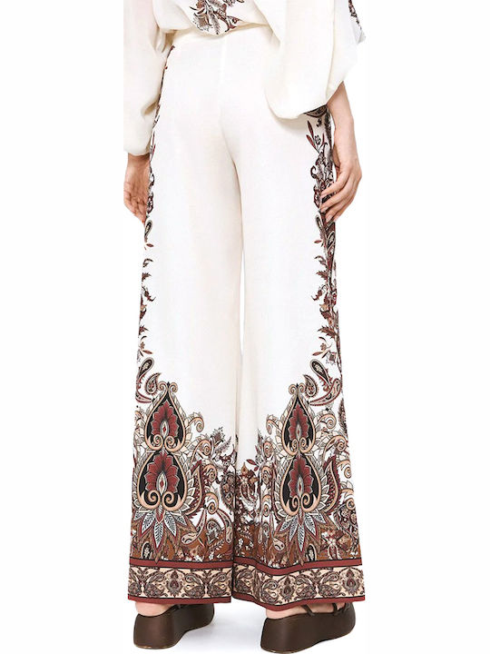 Access Women's High Waist Pantaloons in Straight Leg Style Ecru Brown Beige Access Women's High Waist Pantaloons in Straight Leg Style Ecru Brown Beige