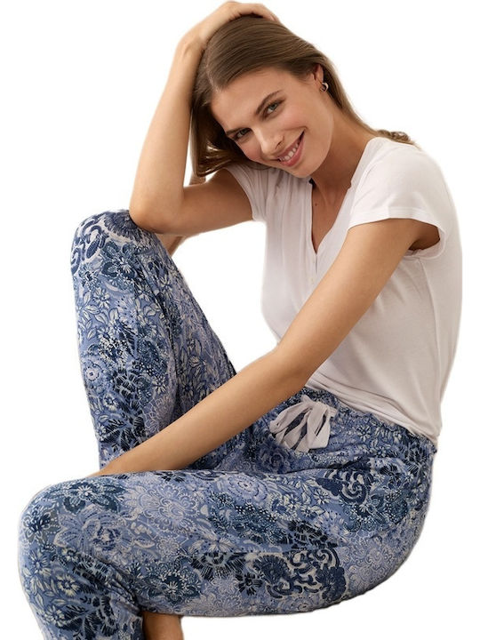Promise Summer Women's Blue Pyjama Set