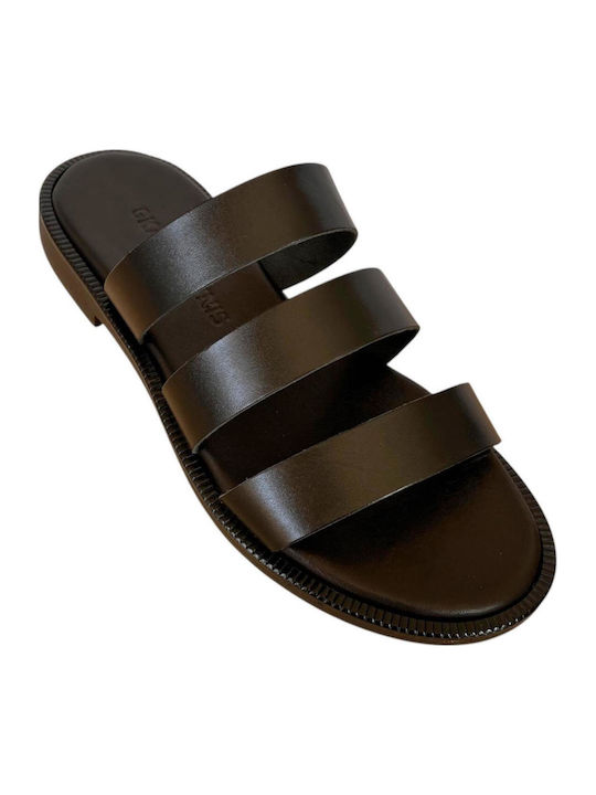 Sandale Casual Damă Din Piele Negre