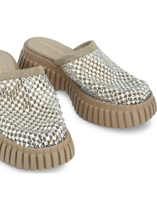 Γυναικεία Σανδάλια Flatforms Καφέ