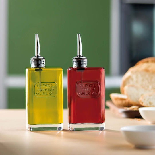 Luigi Bormioli Optima Cutie De Ulei Din Sticlă Cu Flux 250ml