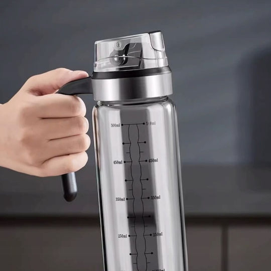 Δοχείο Λαδιού Γυάλινο με Ροή 500ml