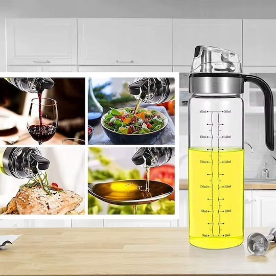 Δοχείο Λαδιού Γυάλινο με Ροή 500ml