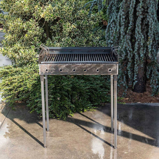 Grătar Metalic cu Cărbune 2 Niveluri 60x37cm Ext 5720