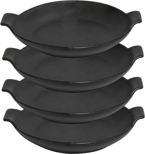 Raki Platou De Servire Ceramic Negru