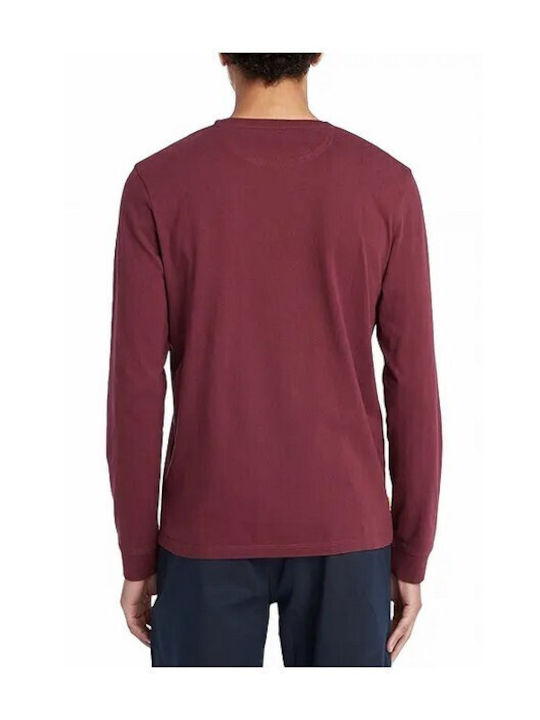 Dunstan River Long Sleeve Red Blouse