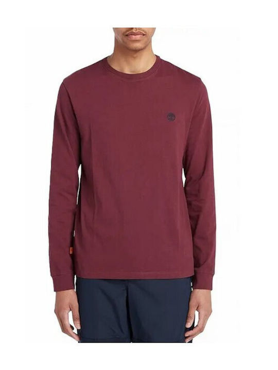 Dunstan River Long Sleeve Red Blouse