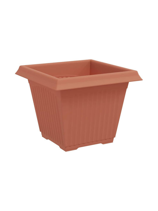 vidaXL Σετ 6 Γλάστρες Πλαστικές Κεραμιδί 38x30εκ.