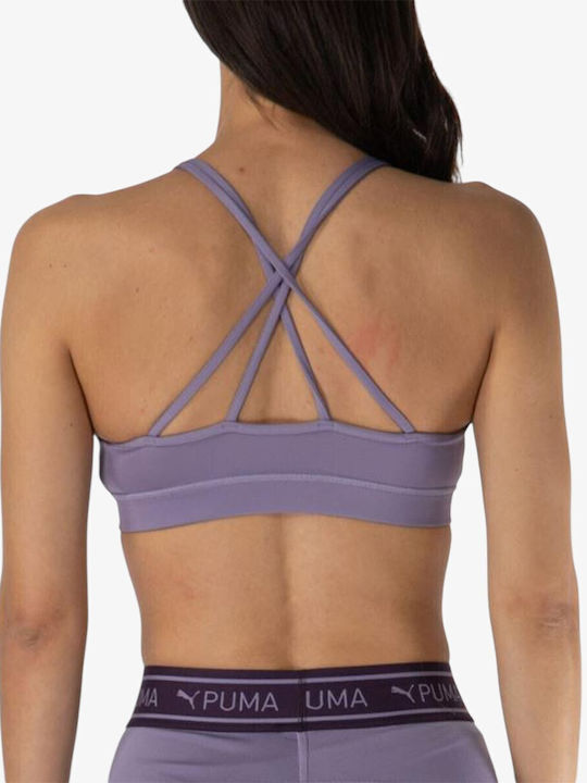 Strappy Bra Γυναικείο Αθλητικό Μπουστάκι Purple