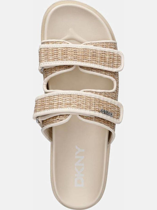 Damen Beigen Flatforms Sandalen