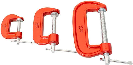 Set 3 Cleme de Prindere 25x50x75mm Z-tools Zts 5686