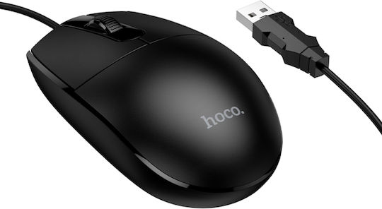 Hoco GM50 Ενσύρματο Ποντίκι Μαύρο