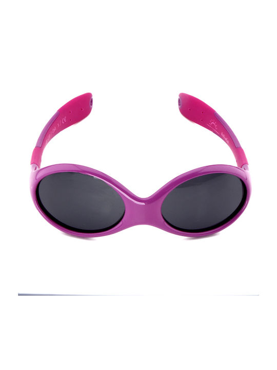 Active Sol Ovale Kinder-Sonnenbrillen Blumen Rosa