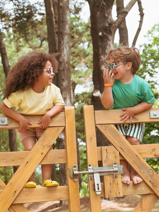 KiETLA Lion Unbreakable Kids Sunglasses with Mirror Lens Multicolour for 2-4 Years