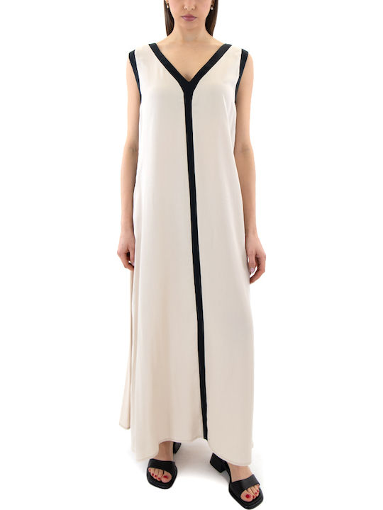 Rochie De Vară Maxi Culoare Ecru
