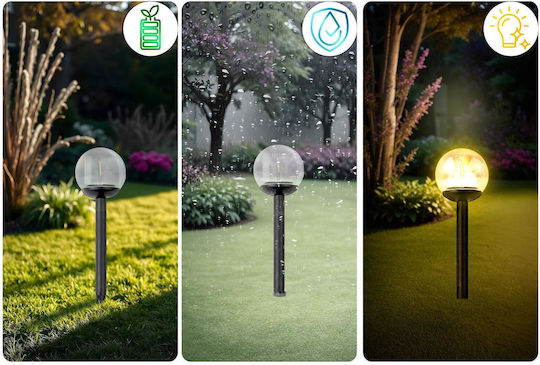 Transparent Solar Ball Light 4pcs Ilumen Ls-103