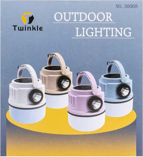 Led Camping Lantern Portable Solar Usb Charging Blue Z-tools Zts 9000