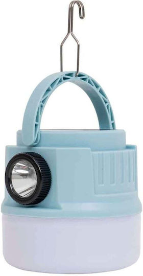 Led Camping Lantern Portable Solar Usb Charging Blue Z-tools Zts 9000