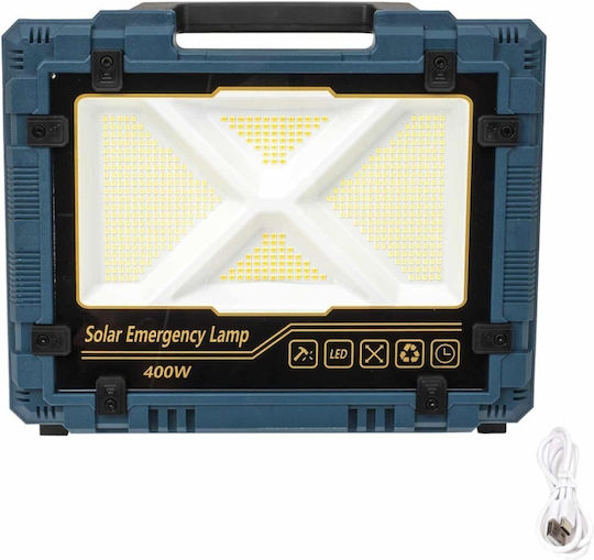 Led Прожектор Соларен Usb Зареждане 400w Вграден Сваляем Панел Z-tools Zts 8965