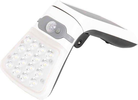 Wall Solar Lamp 20w Power Motion Sensor Conical White Z-tools Zts 8682
