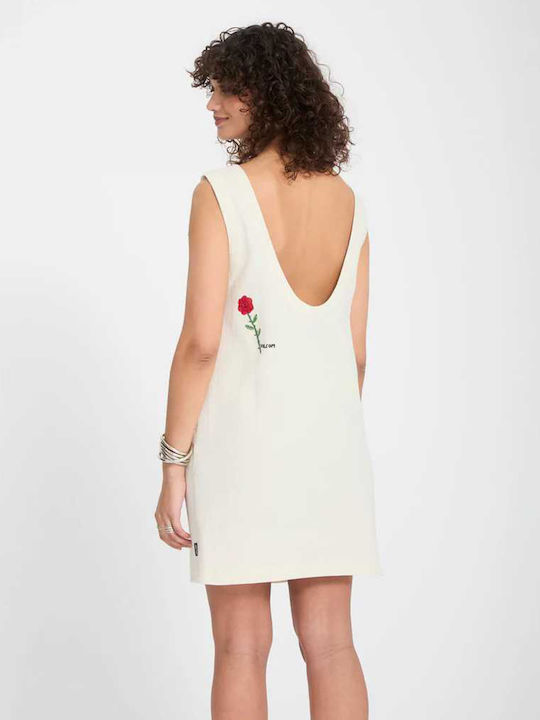 Dress Καλοκαιρινό Mini Φόρεμα Cream