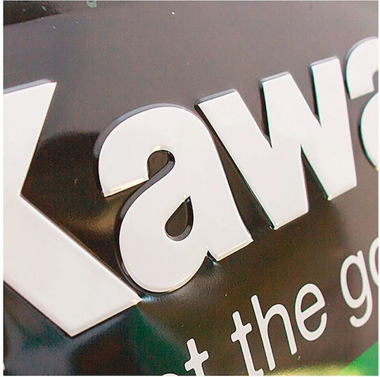 Großes Kawasaki Logo Aufkleber Lass Gute Zeiten Rollen