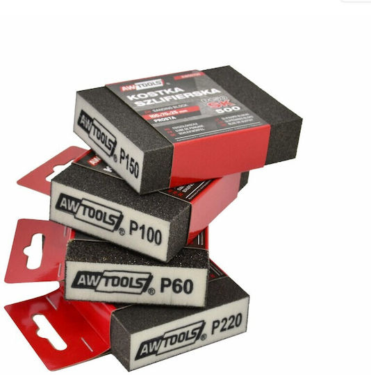 AW Tools Σφουγγάρι Λείανσης K80 70x100mm